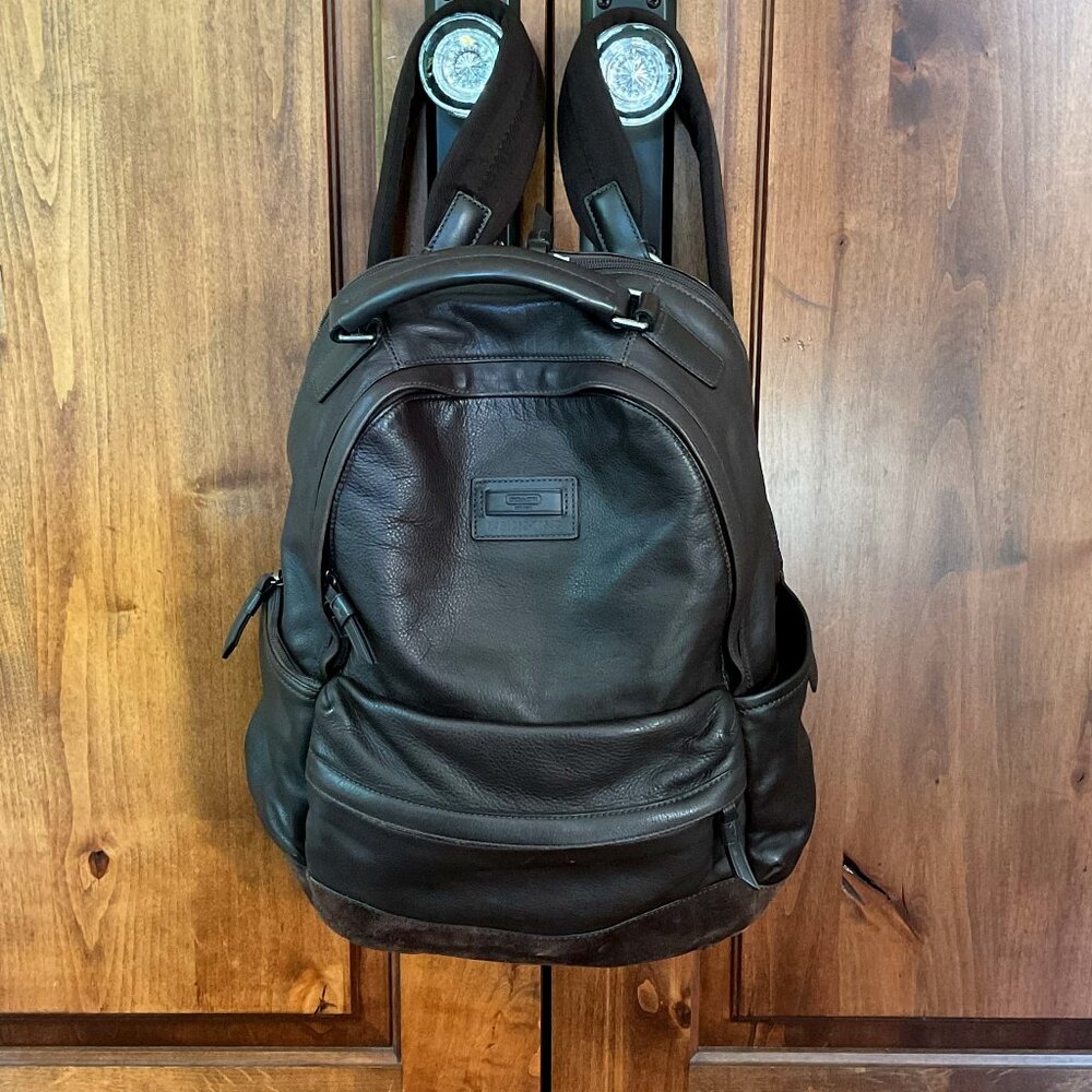 Vintage Coach Leather Backpack